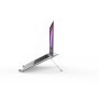 Suport laptop Serioux, SRXNCPU2, material aluminiu, dimensiune deschisă: 190x250x4mm,dimensiune pliată: 60 x 250 x 4mm, grosime: